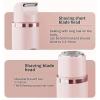 Comfort 2 in 1 Electric Lady Shaver, Double Headed Hair Remover Ipx7, 2 in 1 Women Dual Head Trimmer, Dual Head Shaver Women (A Apricot) view 4