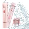 Comfort 2 in 1 Electric Lady Shaver, Double Headed Hair Remover Ipx7, 2 in 1 Women Dual Head Trimmer (B Pink) view 1