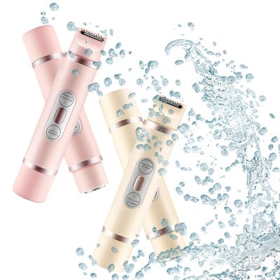 Comfort 2 in 1 Electric Lady Shaver, Double Headed Hair Remover Ipx7, 2 in 1 Women Dual Head Trimmer, Dual Head Shaver Women (A 2pcs-1)