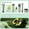 Avocado Face Skincare Set,9 Pcs Avocado Skin Care Set with Face Masks,Face Wash,Lotion,Toner,Face Serum,Face Moisturizer Cream,Eye Cream,Moisturizing Avocado Skin Care Kit view 3