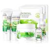 Aloe Vera Face Skincare Set,9 Pcs Aloe Vera Skin Care Set with Face Masks,Exfoliating Gel, Wash,Toner, Serum, Moisturizer Cream,Eye Cream,Moisturizing Skin Care Kit view 1