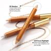 1 PC Double Ends Contour Pencil Highlighter, Multi Functional Facial Contour Highlighter Pencil(00#, 5g) view 3