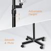 Winado 2 in 1 Professional Facial Steamer with 5X Magnification Lamp & Touch Screen, Esthetician Steamer Humidifier Face Spa Mist Steam for Home Beauty Salon, Personal Skin Care Deep Cleaning, Black view 3
