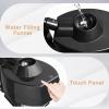 Winado 2 in 1 Professional Facial Steamer with 5X Magnification Lamp & Touch Screen, Esthetician Steamer Humidifier Face Spa Mist Steam for Home Beauty Salon, Personal Skin Care Deep Cleaning, Black view 4