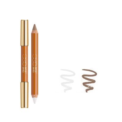1 PC Double Ends Contour Pencil Highlighter, Multi Functional Facial Contour Highlighter Pencil (02#, 5g)