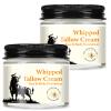 2PCS Beef Tallow and Honey Cream for Skin, Moisturizer Creams, Whipped Tallow Cream for Smooth Nourishing Face & Body, Natural Beef Tallow Balm for Skin Care, Beef Tallow, Butter and Honey Balm view 1