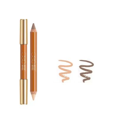 1 PC Double Ends Contour Pencil Highlighter, Multi Functional Facial Contour Highlighter Pencil(01#, 5g)