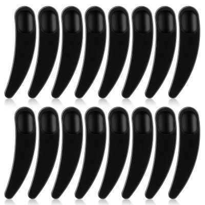 200 PCS Cosmetic Spatulas, Black Mini Spatula for Cosmetics, Skin Care Facial Cream Mask Spatula, Skincare Spatulas, Disposable Plastic Makeup Scoop for Sampling and Mixing