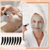 200 PCS Cosmetic Spatulas, Black Mini Spatula for Cosmetics, Skin Care Facial Cream Mask Spatula, Skincare Spatulas, Disposable Plastic Makeup Scoop for Sampling and Mixing view 4
