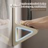 2 Pcs Shower Foot Rest for Shaving Legs No Drilling Anti Slip Easy to Install Shower Foot Pedal Holder Yellow Gray view 3