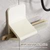 2 Pcs Shower Foot Rest for Shaving Legs No Drilling Anti Slip Easy to Install Shower Foot Pedal Holder Yellow Gray view 4