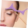 MUSISALY Beauty Aid Eyebrow Template Makeup Stencil Brow Shaping Stencil Women Makeup Tool Portable view 3