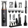 CAIMIAO Hair Clippers for Men, 5 in 1 Grooming Kit Hair Beard Trimmer for Men Rechargeable Electric Shaver Body Trimmer Eyebrow Nose Ear Waterproof view 1