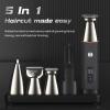CAIMIAO Hair Clippers for Men, 5 in 1 Grooming Kit Hair Beard Trimmer for Men Rechargeable Electric Shaver Body Trimmer Eyebrow Nose Ear Waterproof view 2
