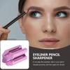 Healeved Eyebrow Pencil Sharpener Tool Makeup Pencil Sharpener Slot Flat-Tip Eyeliner Pencil Sharpener Cosmetic Pencil Tip Grinder Tool Cosmetic Pencil Sharpening Assistant view 2