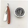 Healeved Wooden Handle Manual for Folding Steel Shaving Tool for Men for Salon Use Easy to Exchange Blades Portable Design view 4