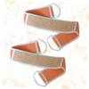 2pcs Exfoliating Bath Bands Bath Scrubber for Body Wash Strap Body Strap Back Scrubber Double-Sided Scrubber Orange Healeved view 2