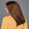 Maxwigs 16 Inch Human Hair Top Billing Topper - Color ss19/23 Shaded Biscuit Monofilament Base Natural Scalp-Like Hairpiece Womens Extra Volume Postizo view 4