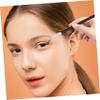 Beatifufu 3pcs Handle Eyeliner Brush Angled Natural Hair Brush for Precise Eyeliner and Lip Liner Application Soft and Makeup Tools for Eyebrow and Lash Detailing view 4