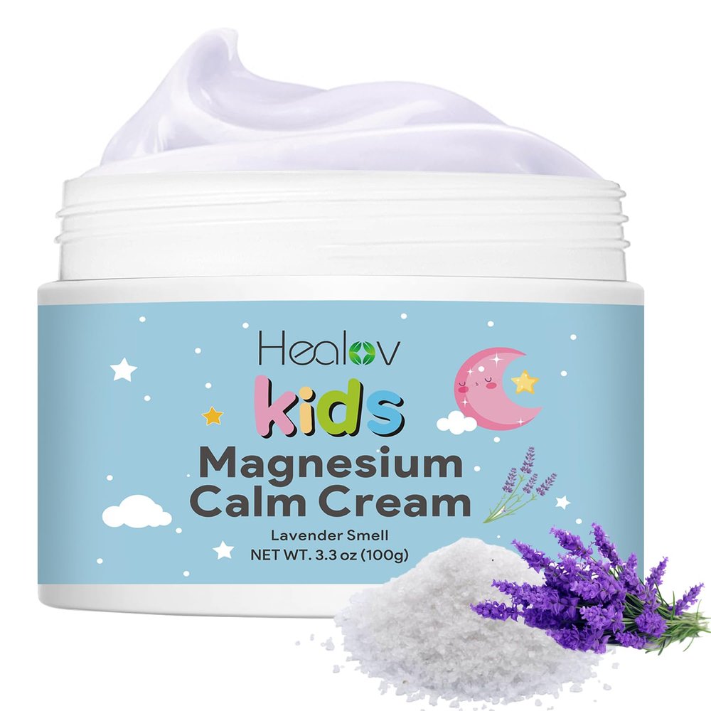 Magnesium Lotion for Kids Pure Soothing Magnesium Cream for Relaxation, Better Sleep, Muscle Health, Leg & Joint Care Topical Magnesium Butter for Sleep Aid Non-Greasy, Safe, Easy to Use