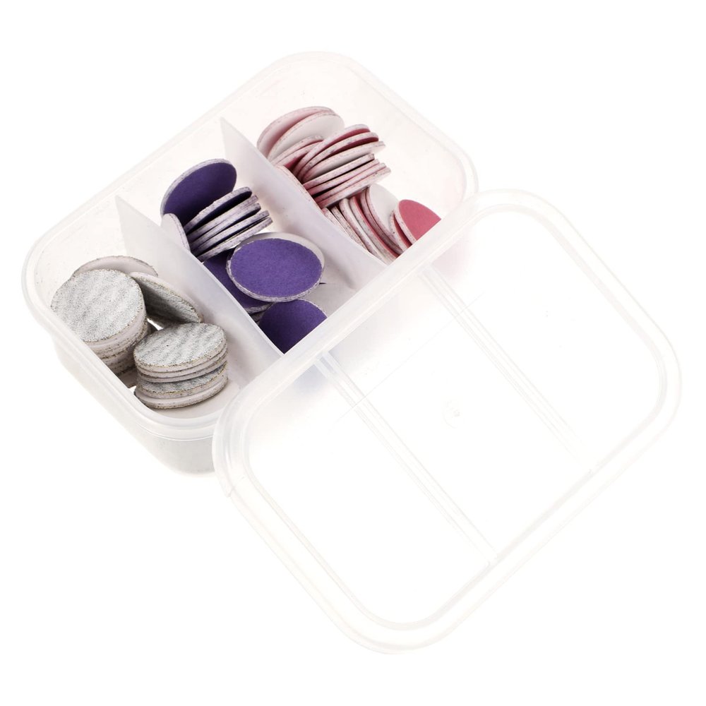 ASAKKURA 72pcs Electric Pedicure Remover Discs Professional Sanding Discs for Feet Toe Exfoliation Dead Skin Removal for Home Salon Use Rough Design for Smooth Results
