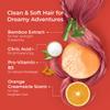 All Natural Shampoo and Conditioner Set for Kids with Essential Oils, Bar Shampoo and Conditioner Set for Overall Hair Health and Scalp Care, 3 oz & 2 oz, Pack of 2, Dreams Orange Creamsicle view 2