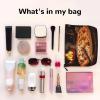 KOUUIP Pizza 3D print Cute Travel Toiletry Bag Makeup Bag Organizer Pouch,Travel Size Toiletries Bag for Women view 2