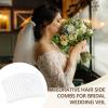 6PCS 3.15IN Hair Side Comb with 3 Colors, Professional Barber Comb for Styling and Grooming, French Combs for Wedding, Dating and More view 4