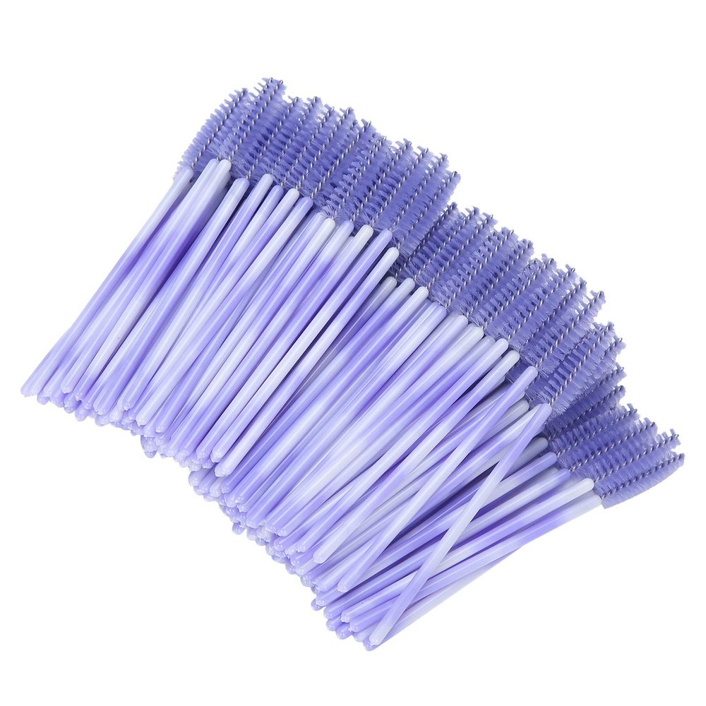 200PCS Disposable Mascara Wands Applicators, Eyelash Extension Brushes, Professional Eyebrow and Eyelash Cosmetic Tool Set, Lash Wand Eyebrow Spooly for Extension (03)