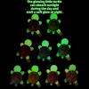 10 Pcs Turtle Hair Clips Glow in The Dark for Girls - Cute Resin Hairpins with Tropical Beach Designs, Non-Slip No Damage Clips for Women Teens, Summer Hawaiian Party & Everyday Hair Accessories view 3