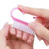 10 Pieces Nail Brush Set with Handle Grip, Nail Cleaning Brushes for Cleaning Fingers and Toes, Manicure Pedicure Soft Dust Removal Nail Art Accessories (pink) view 2
