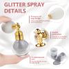 Etercycle Body Glitter Spray, Silver Hair Glitter Extra Fine Face Shimmer Powder, Long-Lasting and Quick-Drying Body Glitter Sparkly Glitter Gifts for Rave Clothes Nail Art Easter Halloween Crafts view 4
