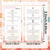 Pop Resin 100 PCS Botox Aftercare Card Facial Aftercare Instruction Cards  2x3.5 Inch Skincare Reminder Cards for Estheticians, Spa, Salon, and Beauty Professionals view 2