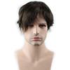 Men's Toupee 108 inch Real Human Hair Thin Skin Hairpiece Hair Replacement System Mono Net with PU around Base for Men (#4 color) view 3