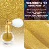 Etercycle Hair Glitter Spray, Gold Body Glitter Spray Fine Face Shimmer Powder, Cosmetic Shimmer Makeup Glitter Highlighter Powder Hairspray for Y2K Accessories, Party, Stage Shows, Nightclubs, Bar view 3