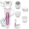 BPTCUE Electric Trimmer Portable Hair Removal Head Shaving Head 5 in 1 Epilator for Women view 4