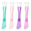 4 PCS Face Mask Applicator, Silicone Face Mask Brush Facial Mud Masks Applicator Tools Reusable Double-Ended Facial Masks Brush Washable Beauty Spatula Tool for Cream Lotion Mud Clay Gel Foundation view 1
