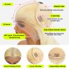 XFJT 613 13x6 Lace Front Wig Human Hair Body Wave Blonde Lace Front Wigs Human Hair for Women 200 Density Natural Hairline with Baby Hair (26Inch) view 4
