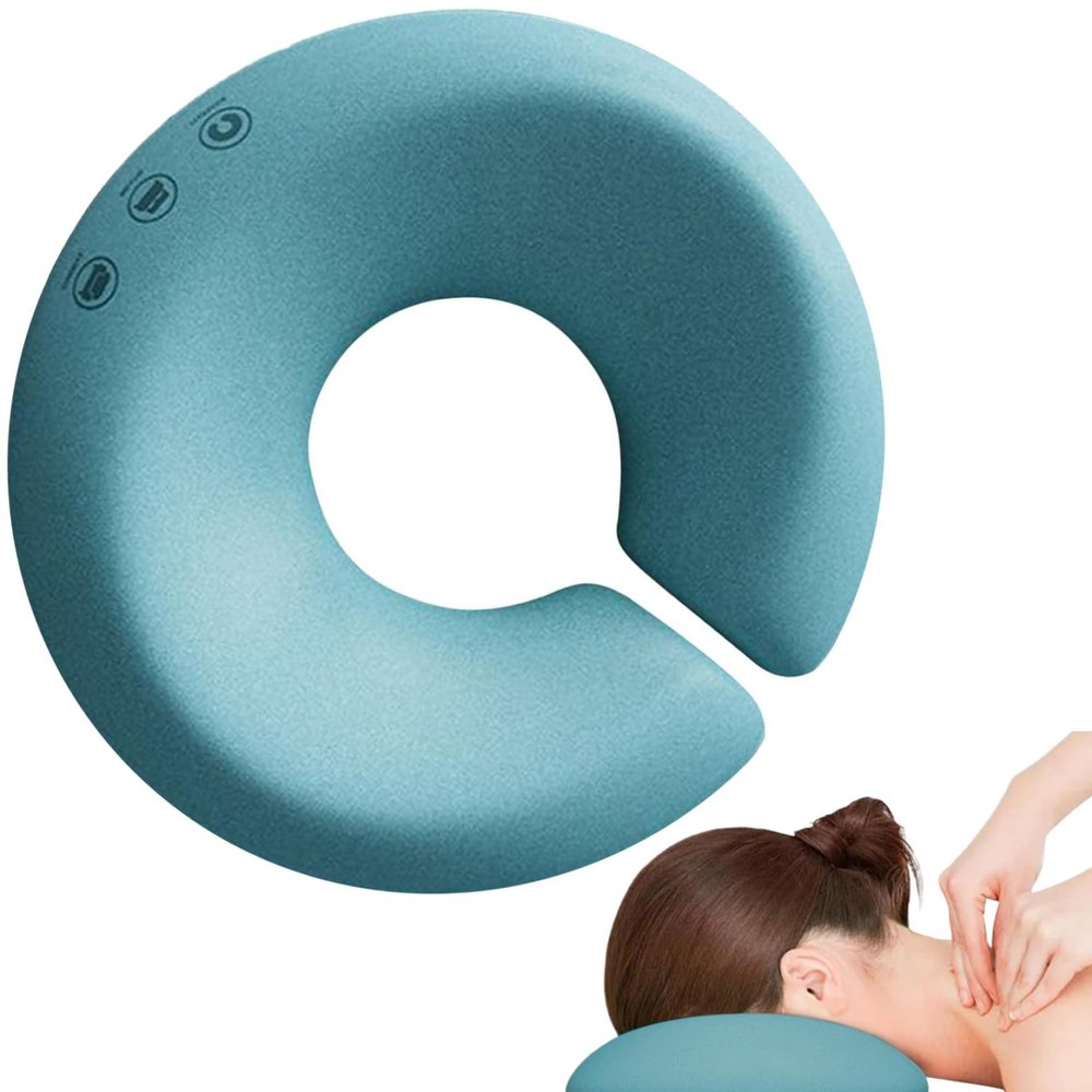 Ckuakiwu Massage Headrest for Bed U-Shaped Face Down Pillow Universal Massage Pillow Face Down Soft  Comfortable Massage Face with Removable Cover or Massage Chairs Spa Bed,Massage Face