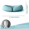 Ckuakiwu Massage Headrest for Bed U-Shaped Face Down Pillow Universal Massage Pillow Face Down Soft  Comfortable Massage Face with Removable Cover or Massage Chairs Spa Bed,Massage Face view 4