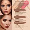 3Pcs Cream Contour Sticks Kit, Highlighter Stick Blush Stick Cream Contour Kit Makeup Set with Brush,Face Brightens & Shades Contour Stick Waterproof for Women view 2