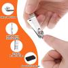 12 Sets Manicure Set Bulk Nail Clippers Pedicure Kit for Men, Nail Grooming Pedicure Kit with Case Travel 8 in 1 Stainless Steel Professional Nail Care Tools Set view 4