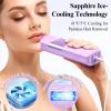 Xsoul Laser Hair Removal with Sapphire 5 Ice Cooling, Painless & Permanent IPL Laser Hair Device for Women Men, 2 Modes, 5 Levels, 999,999 Flashes, at Home Hair Remover for Bikini, Armpit & Face view 2