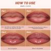 2Pcs Lipstick and Lip Liner Combo, Lip Liner and Lip Gloss Kit for Women, Matte Lip Pencil and Smooth Hydrating Lipstick with Sharpener, Non-Stick Lip Makeup Set view 4