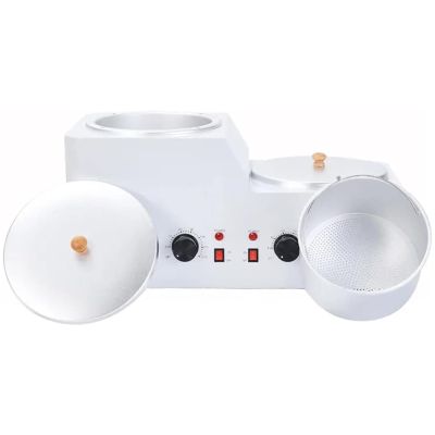 TXGJWRA Dual Digital Fast Heating Wax Melter Heater, 9L Wax Heater with Filter Hair Removal Candle Melting Electric Heating Double Pot Hair for Beauty Therapy,