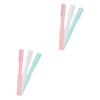 Healeved 6pcs Brow Kit Razor Eyebrow Shaper Precision Blades Safety Razors for Facial Hair Removal Comb for Easy Shaping Women Makeup Tool view 1