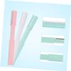 Healeved 6pcs Brow Kit Razor Eyebrow Shaper Precision Blades Safety Razors for Facial Hair Removal Comb for Easy Shaping Women Makeup Tool view 2