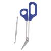 Toenail Scissors, Long Handled Toenail Clippers Ergonomic Toe Nail Clippers Ingrown Toenail File Long Handled Toenail Scissors for Elderly Pregnant Woman (L 195x200x140cm) view 1