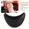 CHICIRIS Silicone Neck Pillow Black for Washing Hair Shampoo Basin Cushion Rest and Comfort Easy to Clean Long Service Life view 2