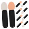 HONMEET 10pcs Eyeshadow Applicator Sticks Soft Sponge Makeup Brushes for Eye Shadow Concealer and Blending Portable and Travel-friendly Tools for Women view 1